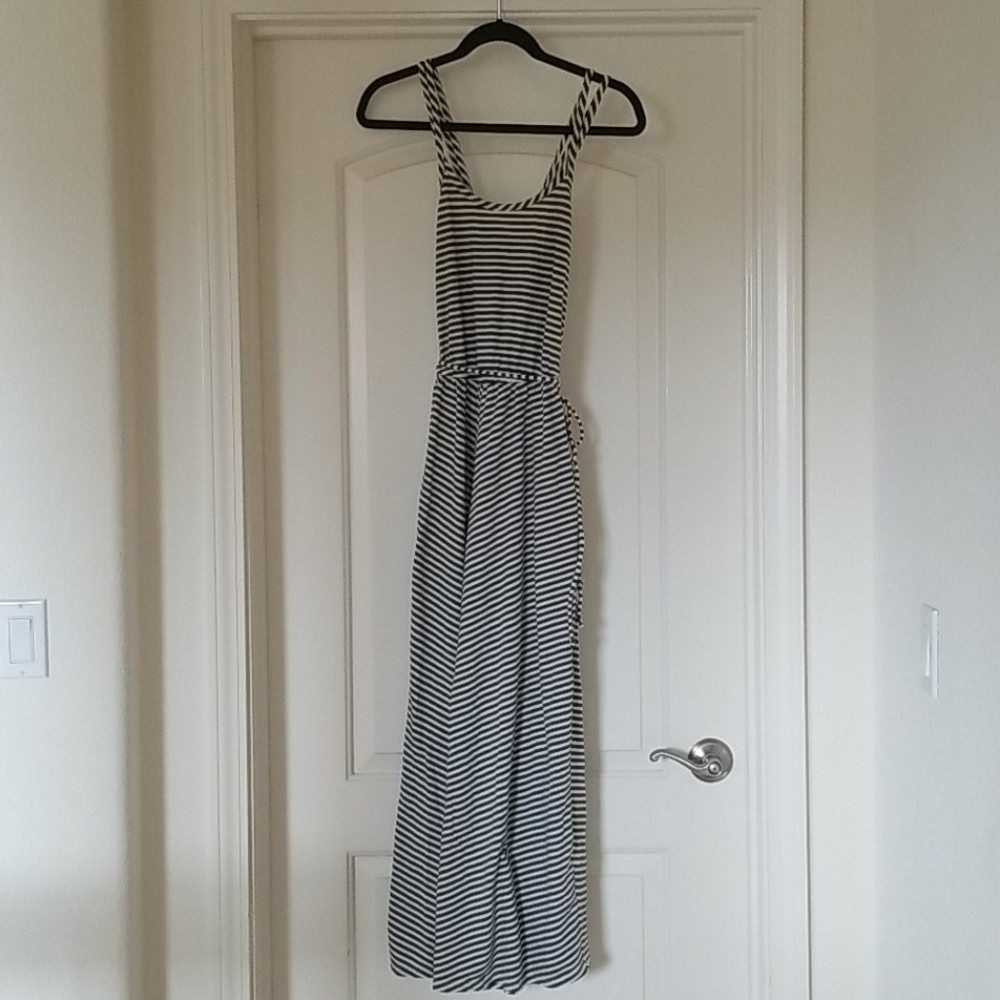 Striped maxi dress